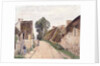 Village Sstreet, Auvers-sur-Oise, 1873 by Camille Pissarro