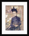 The Woman in the Black Hat, Deaf Berthe, 1890 by Henri de Toulouse-Lautrec