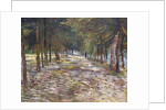 The Avenue at the Park of Voyer-d'Argenson at Asnieres, 1887 by Vincent van Gogh