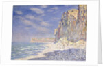Cliffs near Fecamp, 1881 by Claude Monet