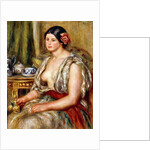 Young Girl seated in Oriental Costume, 1905 by Pierre Auguste Renoir