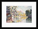 The Andelys, Gaillard Chateau, 1921 by Paul Signac
