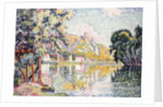 The Andelys, Gaillard Chateau, 1921 by Paul Signac