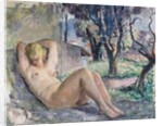 Nude Lying in a Garden, c.1934 by Henri Lebasque