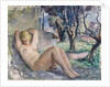 Nude Lying in a Garden, c.1934 by Henri Lebasque