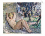 Nude Lying in a Garden, c.1934 by Henri Lebasque