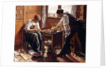 Shoemakers, the Two Givort Brothers, 1884 by Maximilien Luce