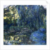 View of the Lilypond with Willow, c.1917-1919 by Claude Monet
