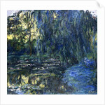 View of the Lilypond with Willow, c.1917-1919 by Claude Monet