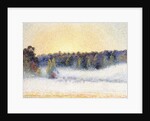 Sunset and Mist at Eragny, 1891 by Camille Pissarro