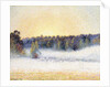 Sunset and Mist at Eragny, 1891 by Camille Pissarro