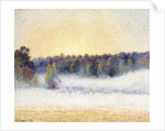 Sunset and Mist at Eragny, 1891 by Camille Pissarro
