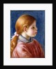 Head of a Young Girl, 1888 by Pierre Auguste Renoir