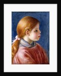 Head of a Young Girl, 1888 by Pierre Auguste Renoir