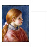 Head of a Young Girl, 1888 by Pierre Auguste Renoir