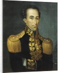 Portrait of Simon Bolivar, 1831 by Jose Anselmo (attr.to) Yanez
