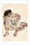Squatting, 1912 by Egon Schiele