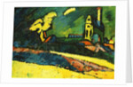 Murnau - Landscape with Church I, 1909 by Wassily Kandinsky