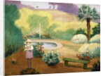 Young Girl near the Fountain by Henri Lebasque