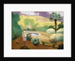Young Girl near the Fountain by Henri Lebasque