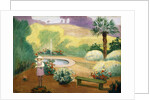 Young Girl near the Fountain by Henri Lebasque