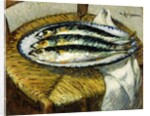 The Dish of Mackerels, c.1923 by Gustave Loiseau