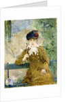 Woman with an Umbrella, 1881 by Berthe Morisot