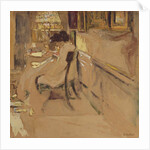 Madam Hessel Sewing under the Lamp, c.1905 by Edouard Vuillard