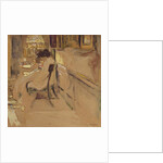 Madam Hessel Sewing under the Lamp, c.1905 by Edouard Vuillard