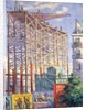 Scaffolding and Posters, c.1912 by Maximilien Luce