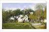 Fervaques, Garden and House of Monsieur Jacquette, 1877 by Eugene Louis Boudin