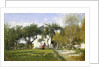 Fervaques, Garden and House of Monsieur Jacquette, 1877 by Eugene Louis Boudin