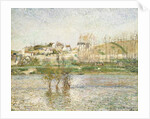 Flood in Pontoise, 1882 by Camille Pissarro