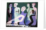 Singer on piano, 1929 by Ernst Ludwig Kirchner