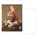 Gladioli and Roses, 1881 by Ignace Henri Jean Fantin-Latour