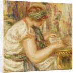 Woman in an Arab Blouse Reading, 1919 by Pierre Auguste Renoir