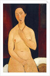 Sitting Nude with Necklace, 1917 by Amedeo Modigliani