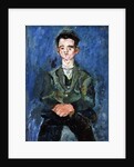 Portrait of a Boy in Blue, 1928 by Chaim Soutine