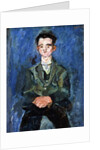 Portrait of a Boy in Blue, 1928 by Chaim Soutine