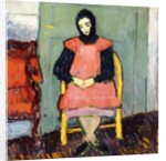 Girl in Yellow Chair, 1906-07 by Alexej von Jawlensky