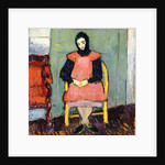 Girl in Yellow Chair, 1906-07 by Alexej von Jawlensky