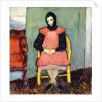 Girl in Yellow Chair, 1906-07 by Alexej von Jawlensky