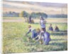The Harvest of Peas, 1887 by Camille Pissarro