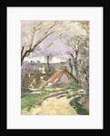 The Cottages of Auvers, 1872-73 by Paul Cezanne