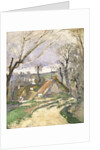 The Cottages of Auvers, 1872-73 by Paul Cezanne