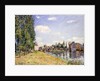 The Moret Bridge in the summer, 1888 by Alfred Sisley