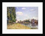 The Moret Bridge in the summer, 1888 by Alfred Sisley