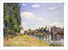 The Moret Bridge in the summer, 1888 by Alfred Sisley