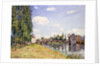 The Moret Bridge in the summer, 1888 by Alfred Sisley