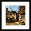 Honfleur, Saint-Catherine market place, 1867-1870 by Eugene Louis Boudin